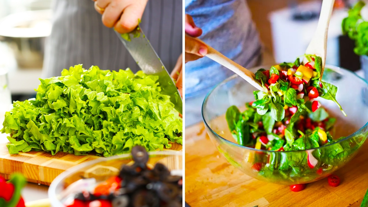 Les raisons surprenantes pour lesquelles utiliser un couteau pour votre salade pourrait être une faute de goût